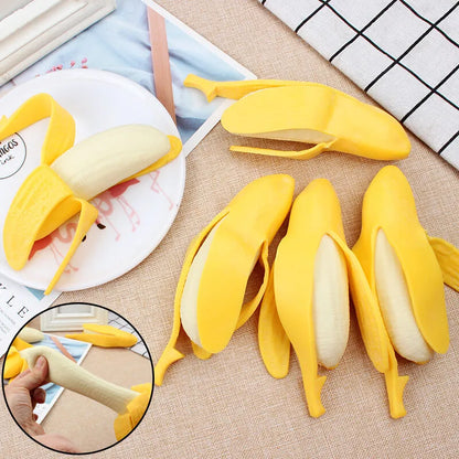 Banana Realistic Silicon Squishy