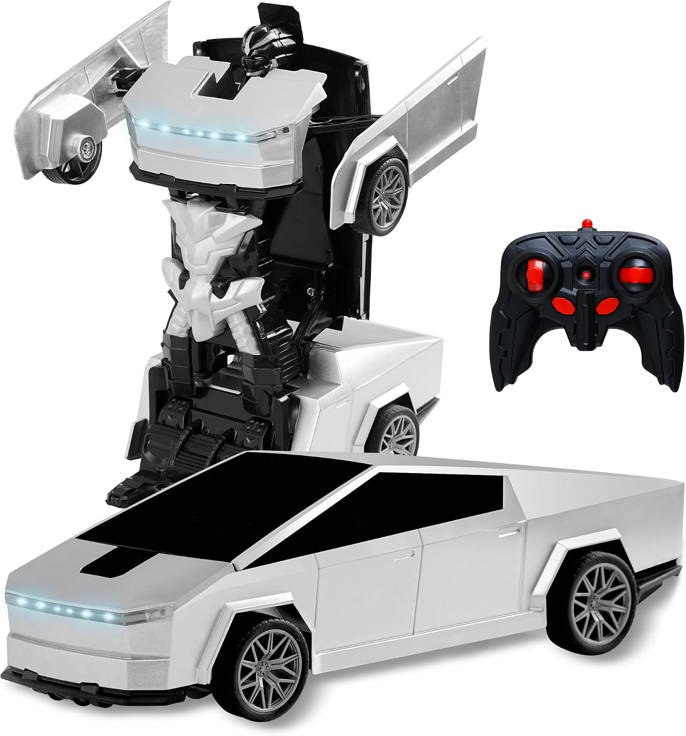 2-in-1 cyber truck remote control (RC) transforming Robot car