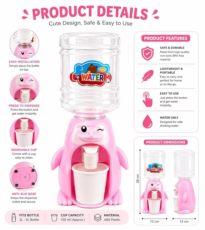 Penguin Kids Real Flow Water Dispenser