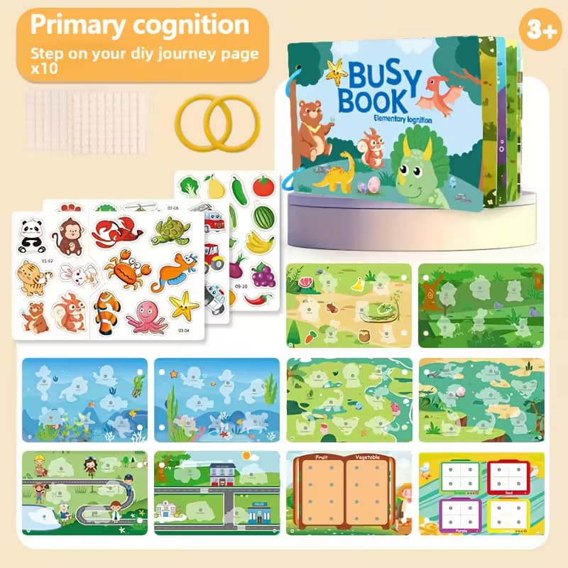 Busy Activity Book For Toddlers Pre School | Alphabets | Maths | Animals | Fruits