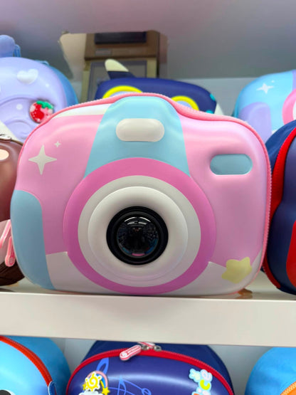 Kids Camera Hardcase Backpack With 3D Lights
