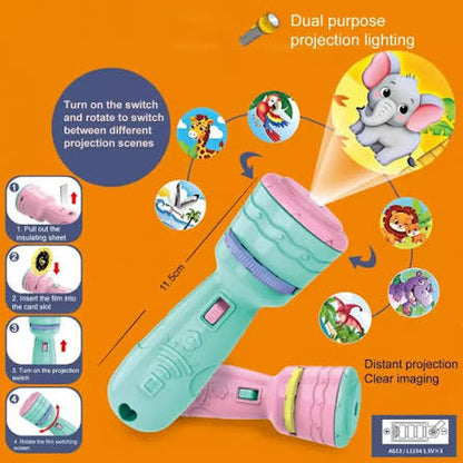 Projection Electric Torch Toy