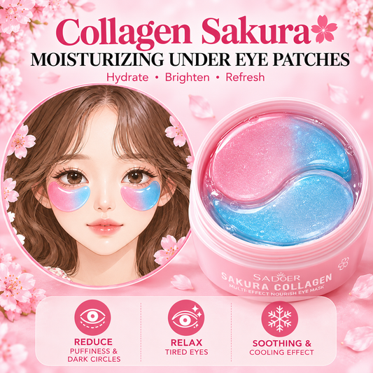 Collagen 60 PCs Korean Moisturising Under Eye Mask Patch