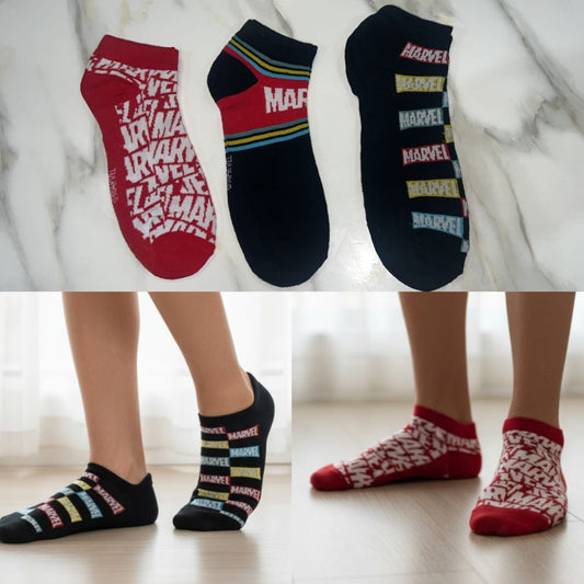 Marvel Pack Of 3 Socks