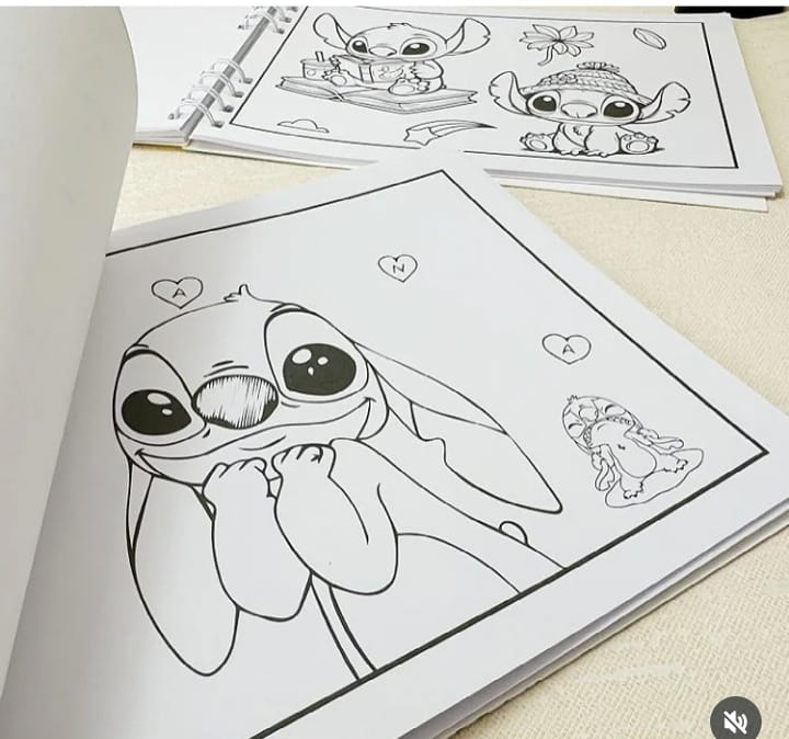 48 Sheets Coloring Book | Cinnamoroll | Stitch
