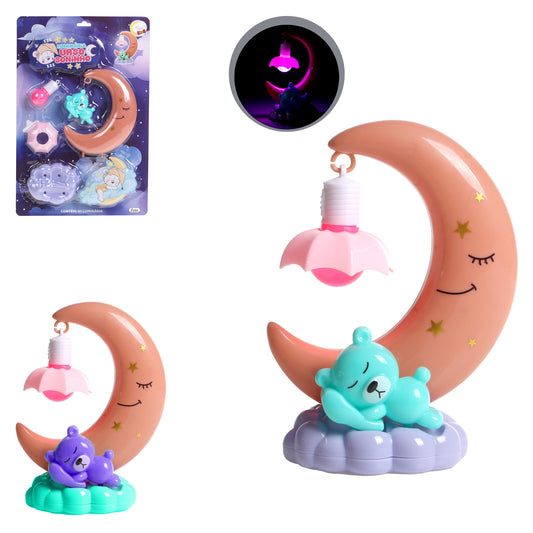 Kawaii Bear Moon Desk Lamp | Room Decor