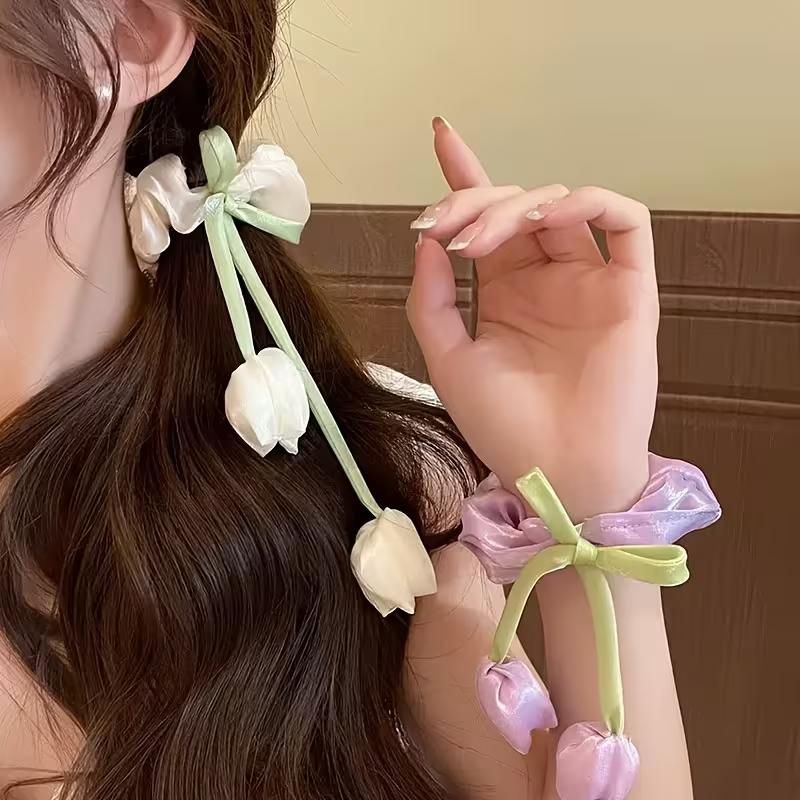 Pinteresty Tulip Hair Pony Scrunchie