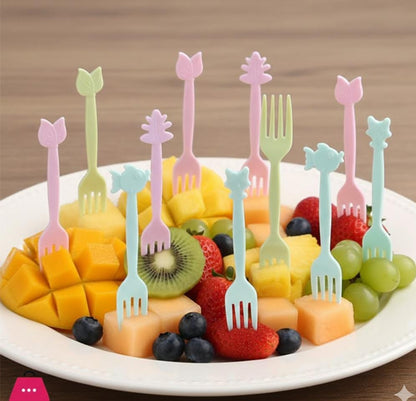 Pack of 20 Cute Lunchbox Forks | Kids Lunch & Snack Forks