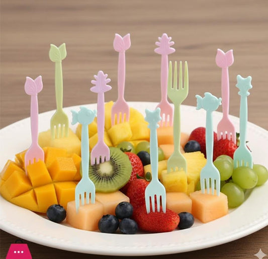 Pack of 20 Cute Lunchbox Forks | Kids Lunch & Snack Forks