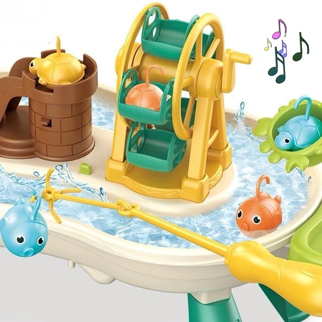 Fishing Table Electric Circulation With Fish Slide | Rotating Ferris Wheel