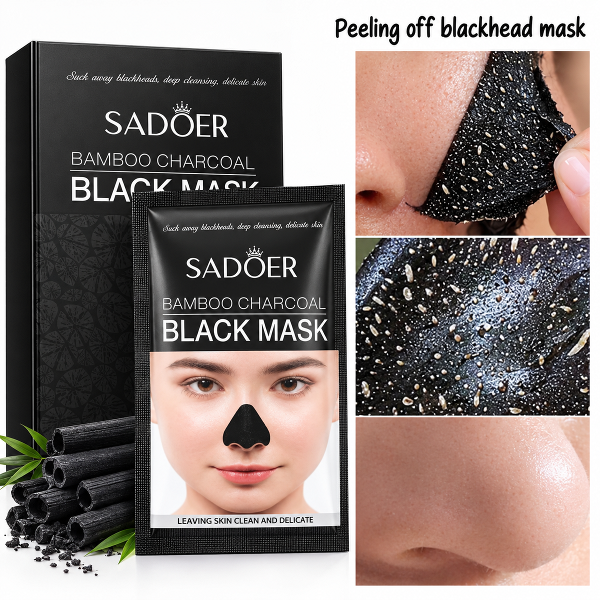 Best Peeling Off Charcoal Blackhead Remover Mask | 30 Times Use