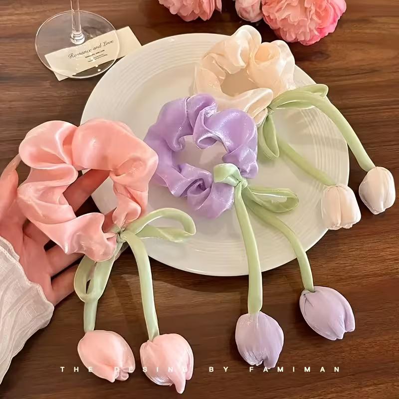 Pinteresty Tulip Hair Pony Scrunchie