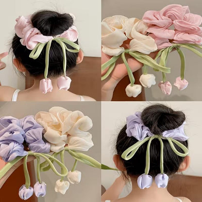 Pinteresty Tulip Hair Pony Scrunchie