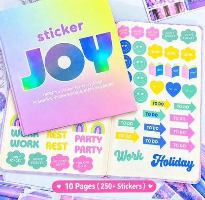JOY Funky Journal Sticker Book | 250+ Stickers