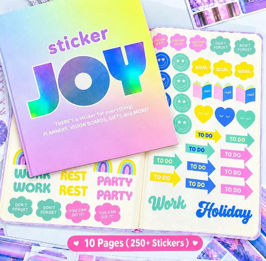 JOY Funky Journal Sticker Book | 250+ Stickers