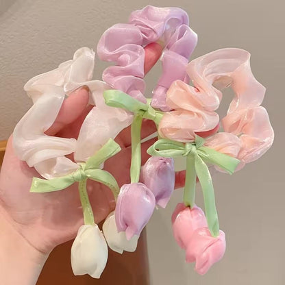 Pinteresty Tulip Hair Pony Scrunchie