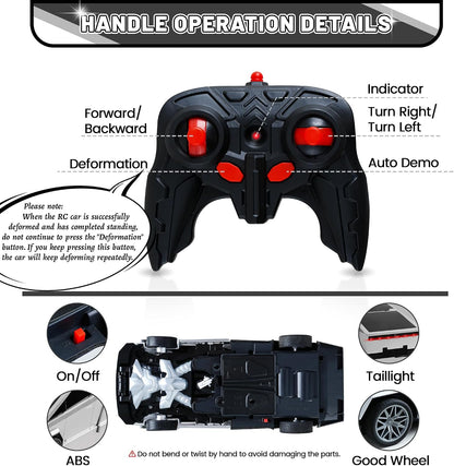 2-in-1 cyber truck remote control (RC) transforming Robot car