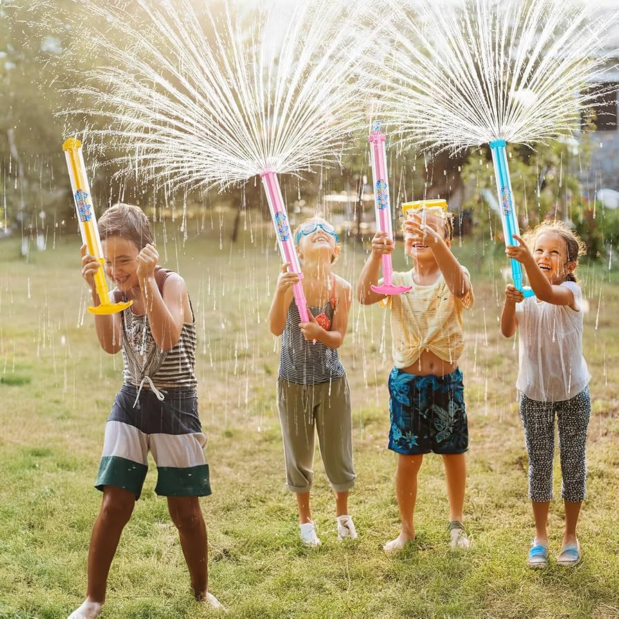 Kids Summer Fun Water Firework Water Cannon Blast – Sparkling Sprinkler Toy