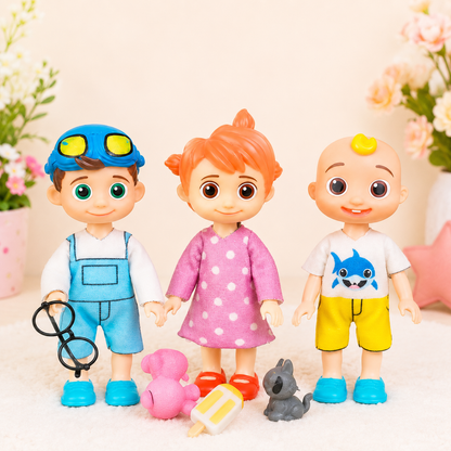 Cocomelon Family Figures With Mini Toys