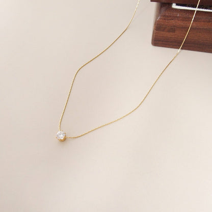 Stainless Steel Zircon Pendant