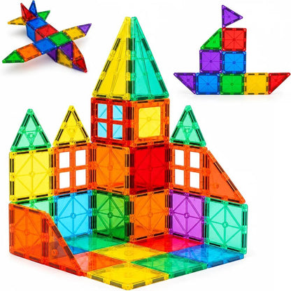 30 Pcs Magnetic Tiles Blocks For Kids