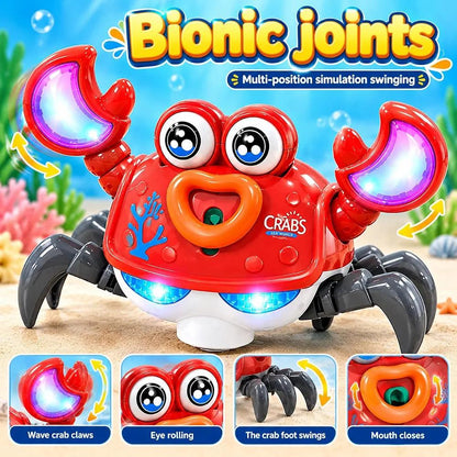 Musical Walking Crab | With Moving Eyes and Mouth