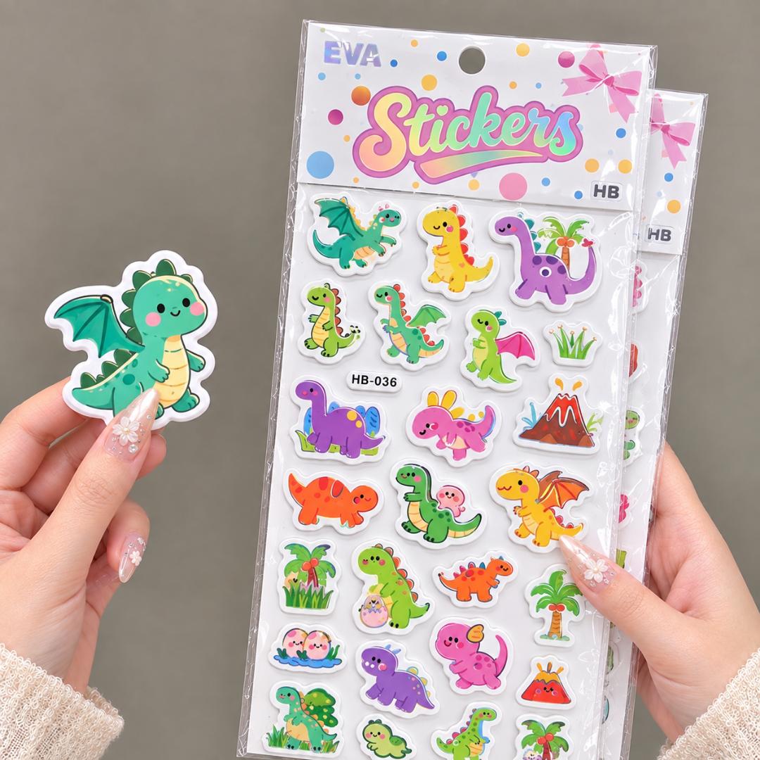 Dinosaur 3D Stickers
