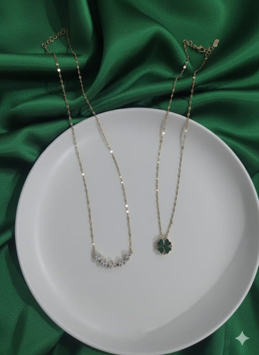 Flower Open And Close Two Way Necklace