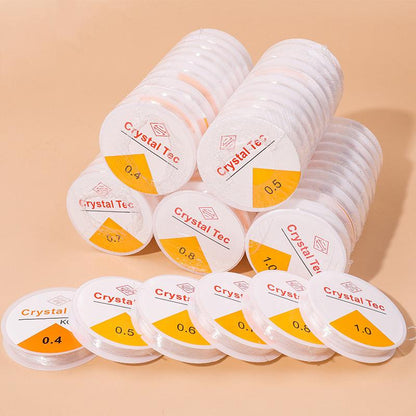 Elastic Bracelet Jewellery Making Strings | Pack Of 10 Rolls