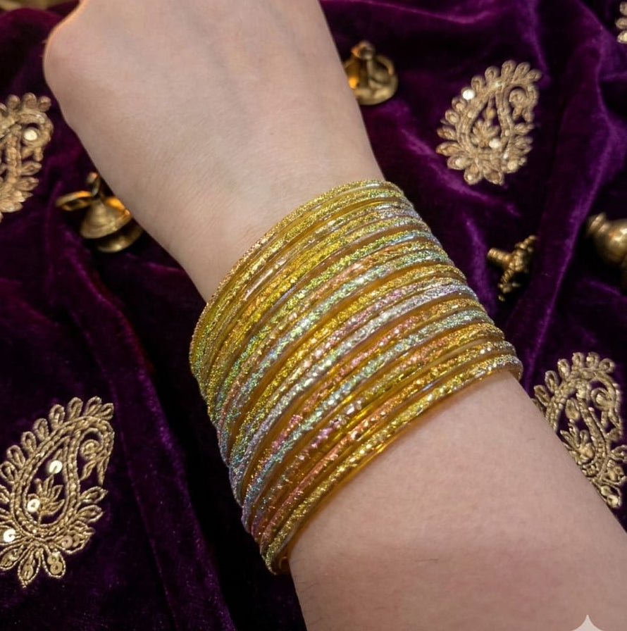 Glittery Holographic Bangles