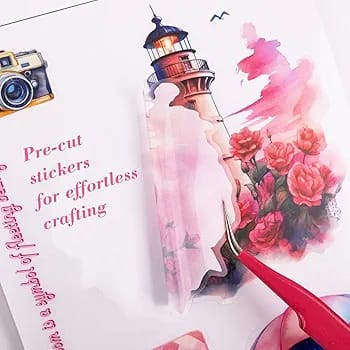 Vintage Journaling Sticker Book 20 Sheets