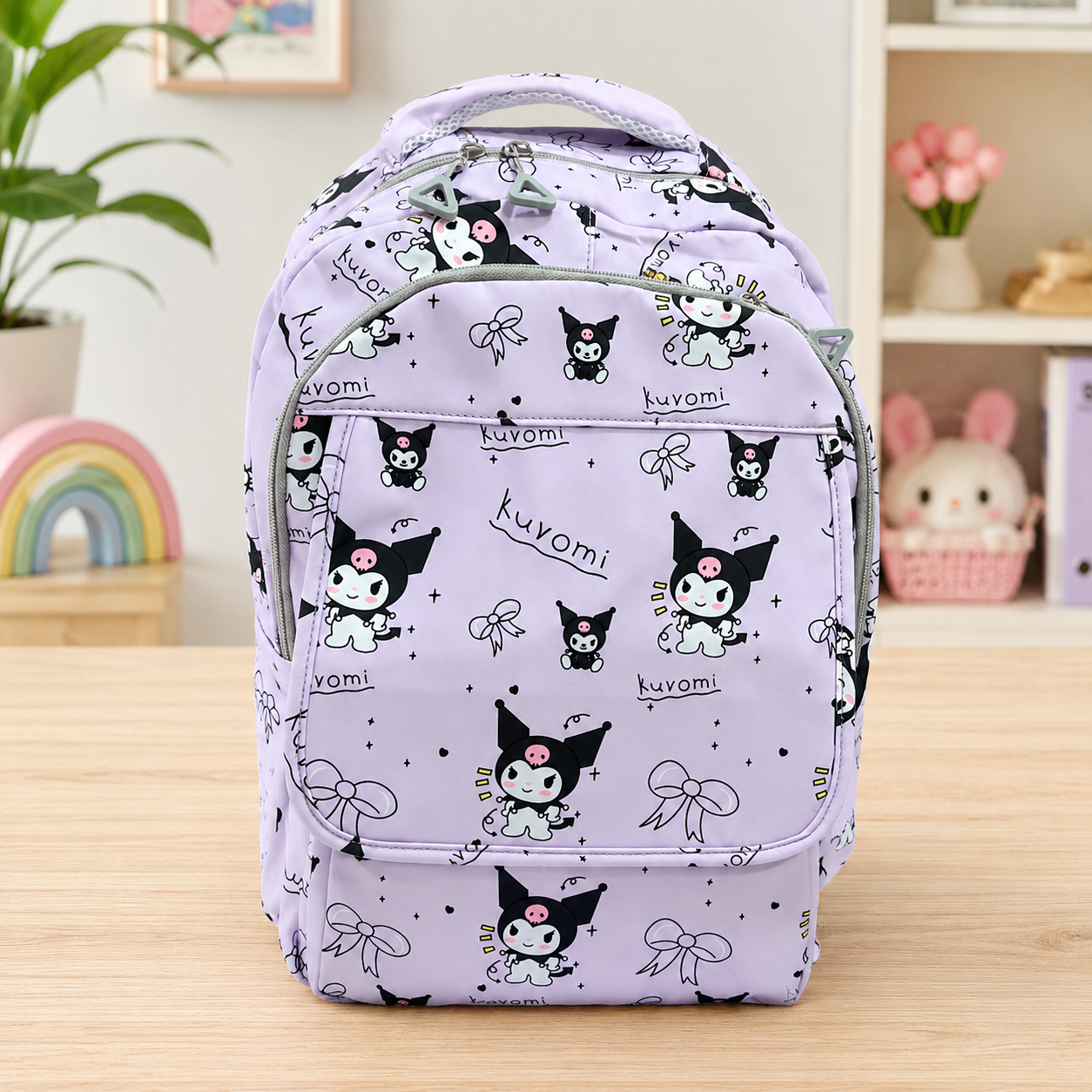 Shein Kuromi Kids School Bag | 17 Inches