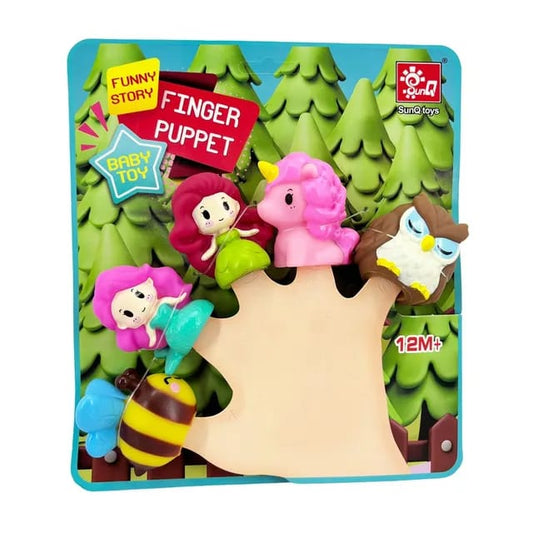 Dinosaur And Mermaid Unicorn Finger Puppet Toys