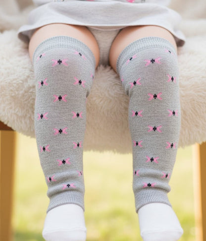 Girls Printed And Ruffles Leg Warmer