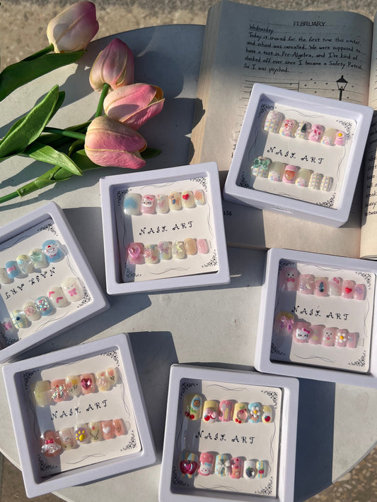 Kawaii 3D Nails For Kids