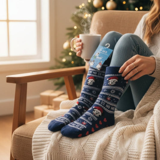 Disney Woolen Mickey Mouse Kids Anti Slip Grip Socks