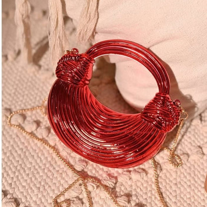 Pinteresty Knotted Half Moon Bag | Clutch | Purse