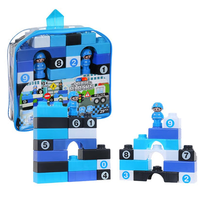 Police Building Blocks For Boys