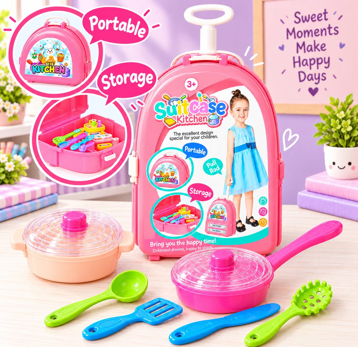 Kitchen Set Trolley Bag