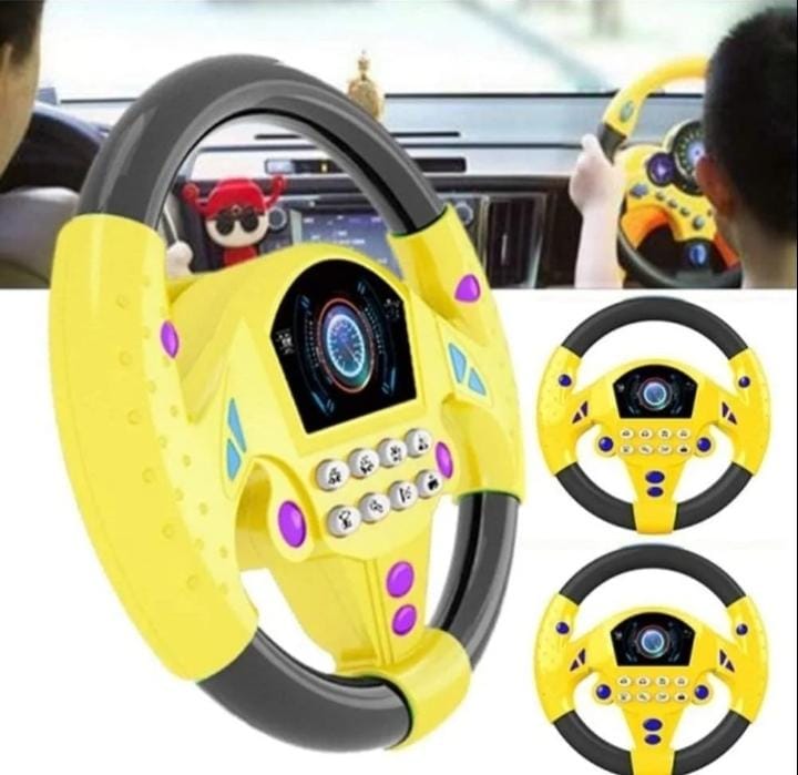 360• Rotate Suction Car Steering Wheel Toy With Music