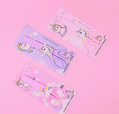 Kids Character Scissors with Safety Cover | School Craft & Art Scissors