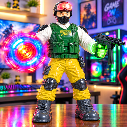 PUBG Musical Toy With Bright Lights and Guns