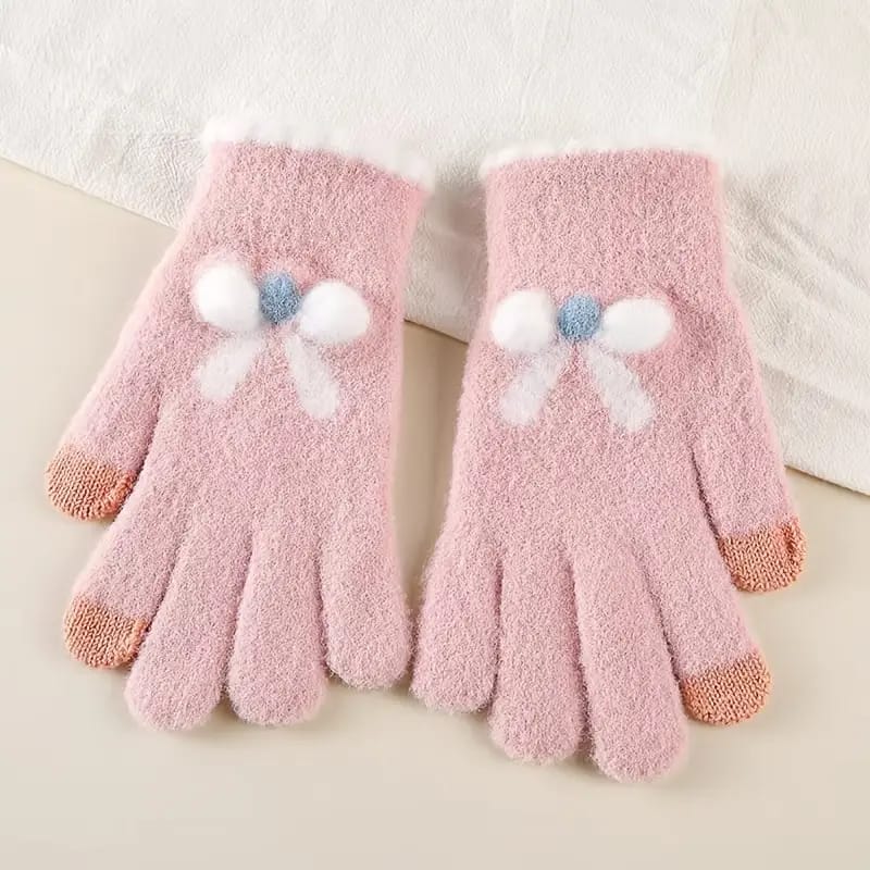 Bow Coquette Hand Gloves