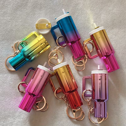 Viral Holographic Tumbler Keychain