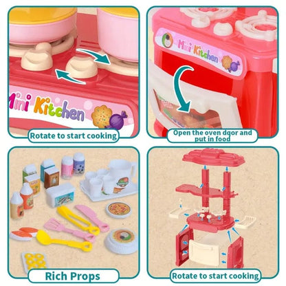 45 Pcs Kitchen Set With Light And Sound