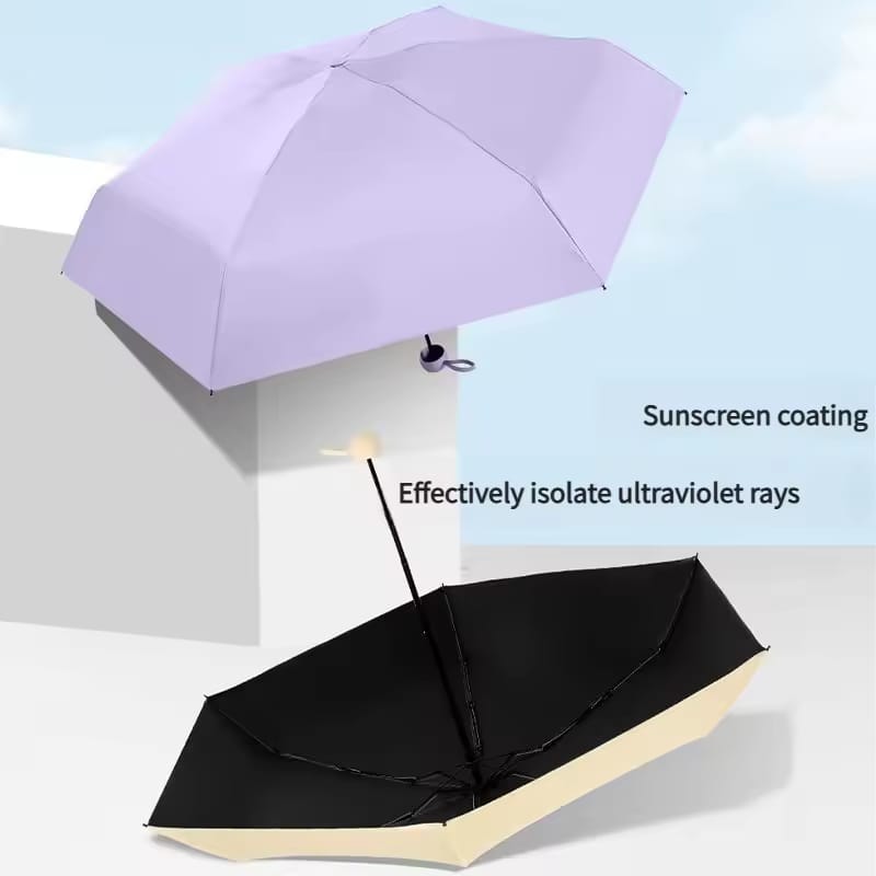 Portable Capsule Travel Umbrella – UV Protection & Waterproof