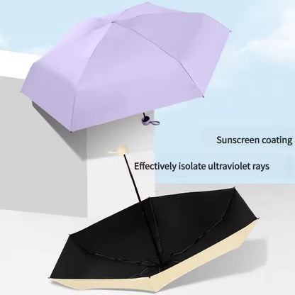 Portable Capsule Travel Umbrella – UV Protection & Waterproof