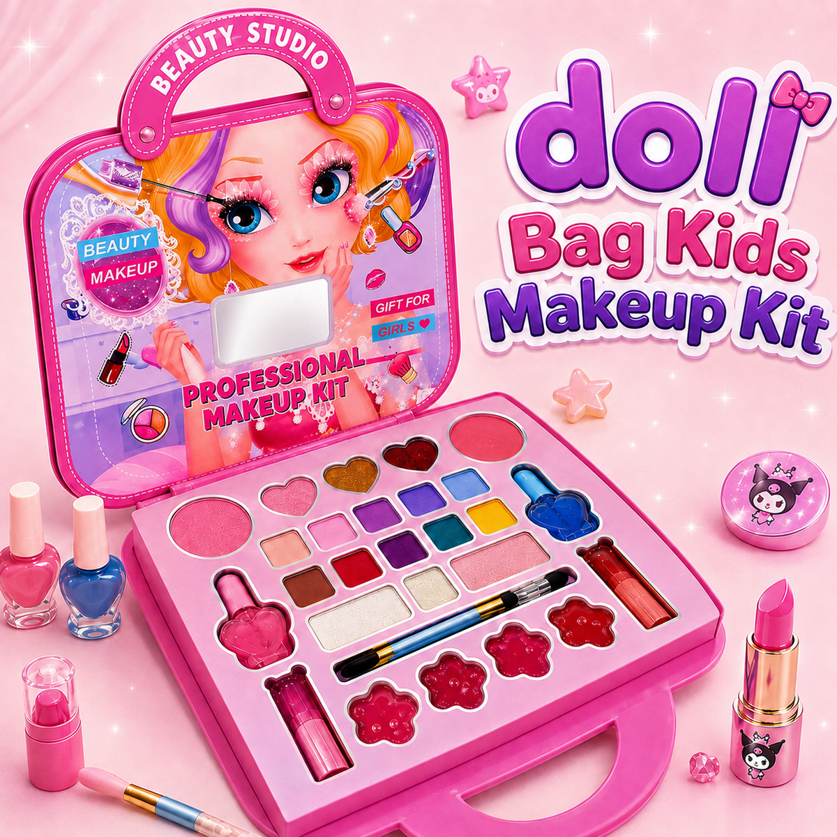 Doll Bag All In One Kids Makeup Kit