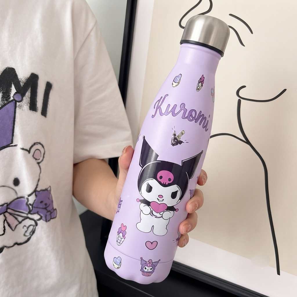 Premium Steel Character Water Bottles For Girls