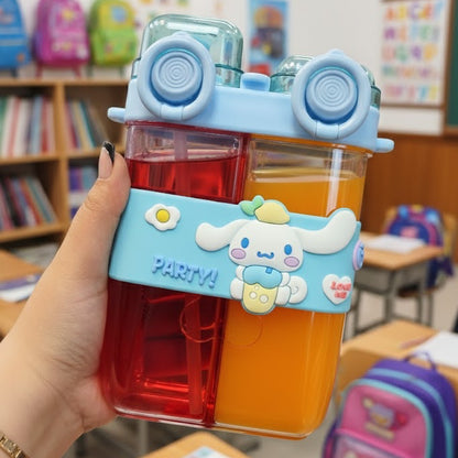 Cinnamoroll Dual Partition Water Bottle for Kids